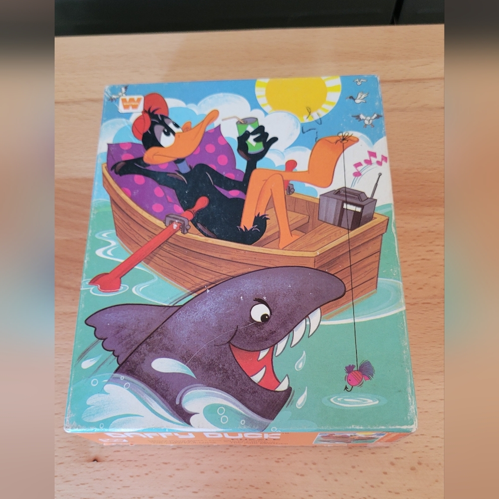 VTG 1982 Looney Tunes Daffy Duck Jigsaw Puzzle by Whitman Warner Brothers USA